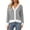 White, variant on Lixiuxyad ‌Women's V-Neck Striped Knit Cardigan Long Sleeve Button-Front Summer Knit Tops,Black