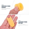 thumbnail image 2 of KONTONTY 1Pc Silicone Saxophone Thumb Rest Cover Yellow Finger Support and Comfort, 2 of 6