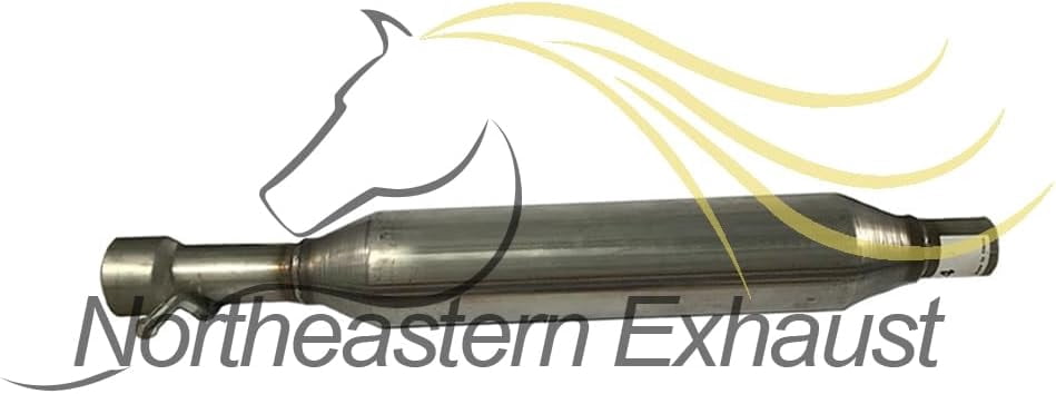 Northeastern Exhaust Resonator, Intermediate Pipe, Muffler & Tail Pipe Fits 2008-2012 Chevrolet Malibu 2.4L & 3.5L, 2008-2009 Saturn Aura 2.4L & 3.5L - Direct Fit | Stainless Steel System Kit