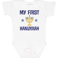 thumbnail image 3 of Inktastic My First Hanukkah Celebration Boys or Girls Baby Bodysuit, 3 of 5
