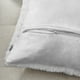 thumbnail image 4 of Fundas de cojines NorDeco HOME Luxury de piel sintética de 45 x 45 cm, color blanco, 4 of 6
