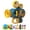 Blue, variant on Kids Projector Toy Adjustable Projection Distance 12 Discs 96 Images Educational Learning Torch Flashlight with Stand Theater Gift for Boys Girls
