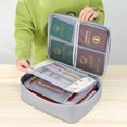 thumbnail image 3 of Fireproof Keepsake Box with Lock,Document Storage Safe Box, Fireproof and Waterproof Document Storage Box for Documents, Letters, Passports, And Cards(Black), 3 of 7