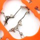 thumbnail image 3 of 10 tacos Ice Gripper antideslizante MTB zapatos crampones para caminar en la nieve (naranja M), 3 of 8