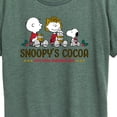 thumbnail image 3 of Peanuts - Snoopys Cocoa - Women's Short Sleeve Graphic T-Shirt, 3 of 6