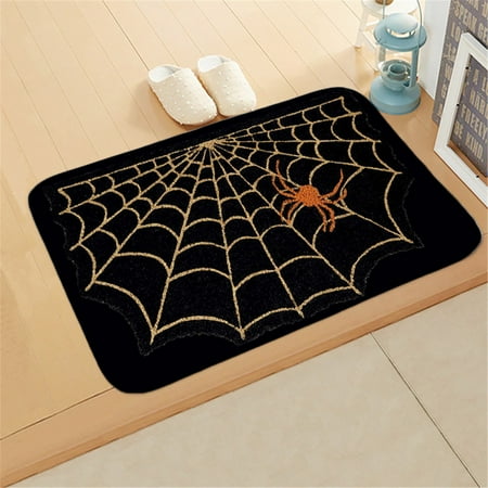 

TMOYZQ Fall Decorations for Home Halloween Letters Home Door Mat Absorbent Mat Living Room Kitchen Floor Mat Halloween Christmas Decorations