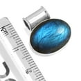 thumbnail image 2 of 925 Sterling Silver Pendant Natural Labradorite Handmade Jewelry, 2 of 4