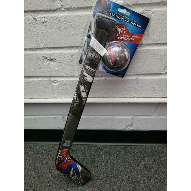 Marvel Spiderman Soft Sport Hockey Set With Ball 24 " Franklin Sports