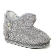 Dearfoams Kid's Girls Charlotte Fuzzy Bootie Slipper
