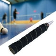 thumbnail image 3 of Cotton Towel Grip Absorbent Towel Tennis Racket Anti Skid Sweatband Tape Racquet Wraps for Tennis Badminton Bike Handle , Black, 3 of 8