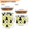 thumbnail image 3 of Black Duck Airtight Coffee Bean Canister 17oz Food Storage Containers with Lids For Gournd, Tea, Sugar, Flour, Rice, Cereal, Candy Cookie Jar, 3 of 8
