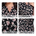 thumbnail image 5 of OutfitShow Women Plus Size Blouse, Casual V Neck Sleeveless Shirt Pleated Button Tunic Top, 5 of 7