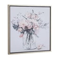thumbnail image 6 of 24" x 25" Bouquet Floral Framed Wall Art with Gold Frame, by DecMode, 6 of 8