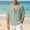 Green, variant on Men's Cuban Camp Collar Short Sleeve Button Down Casual Summer Beach Shirt with Pockets