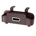 thumbnail image 4 of Caja de almacenamiento para respaldo de asiento Organizador para respaldo de asiento de automóvil Organizador universal para colgar con 2 caqui, 4 of 9