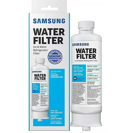 Samsung DA97-17376B HAF-QIN, Samsung DA9717376B HAF-QIN/EXP Refrigerator Water Filter RF23M8070SG, 1-Pack