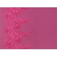 thumbnail image 2 of Zelouf Dash Seq Ribbon W/ Flower Double Border On Tulle  , Sewing, DIY, Crafts Fabric by the Yard, Cerise, 50 Yard, 2 of 2