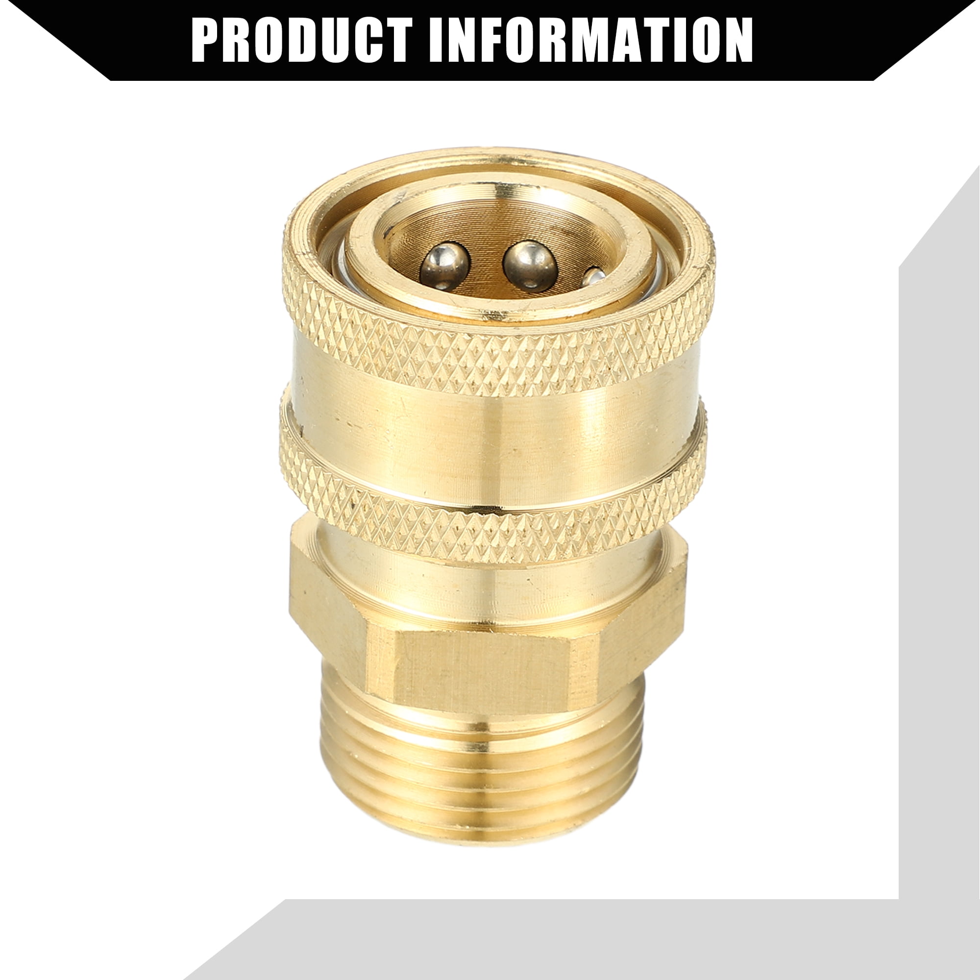 Unique Bargains Pressure Washer Coupler / Outer Female Washer Gun Adapter Universal