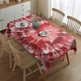 thumbnail image 2 of Colorful Tie Dye Pattern Rectangle Tablecloth 60"x84",Waterproof Polyester Rectangle Table Cloth, Wipeable Spillproof Polyester Tablecloth for Dining, Camping, Indoor and Outdoor, 2 of 5