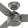 thumbnail image 5 of Ventilador de techo Hunter Cassius Plateado 44 pulgadas, 5 of 5