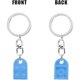 thumbnail image 3 of Heart Keychain Set, 2 Piece Keychain Heart for Two Heart Keychain Couple Keychains Valentine's Day Gift for Girlfriend Boyfriend, 3 of 5
