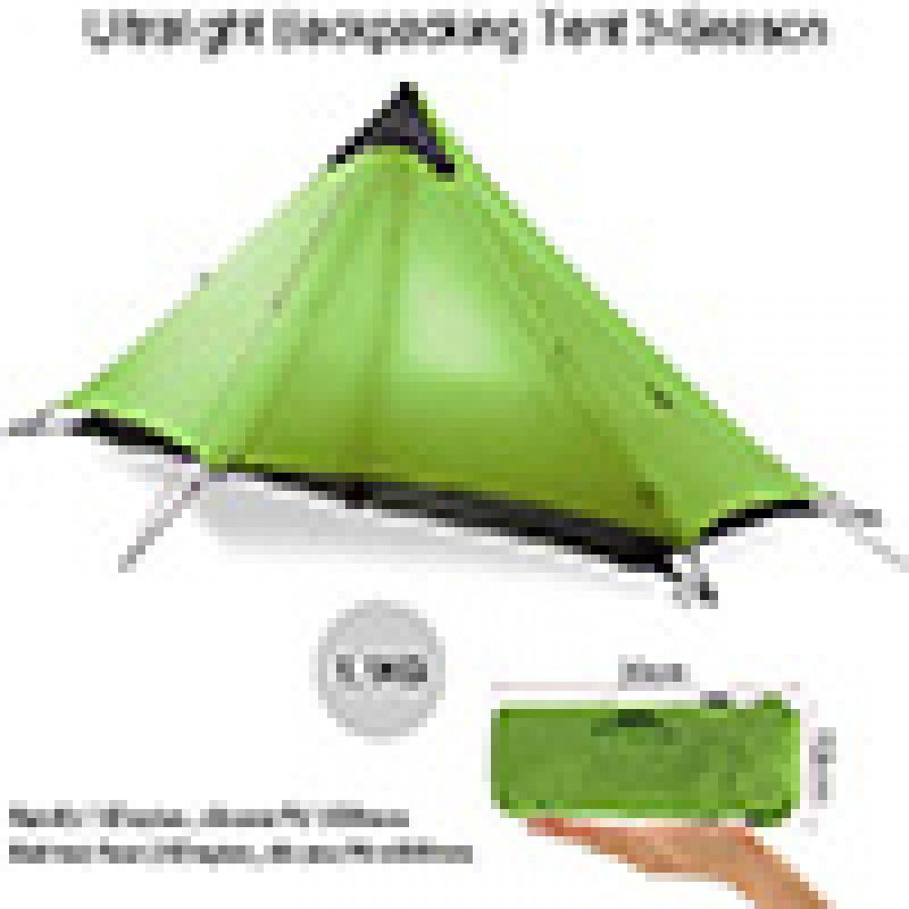 KIKILIVE Ultralight Tent 3-Season Backpacking Tent for 1-Person or 