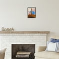 thumbnail image 3 of Stupell Industries Surreal Lighthouse in Desert Landscape Painting Black Framed Art Print Wall Art, 11 x 14, 3 of 9