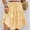 Yellow, variant on Ovbmpzd Mid-Length Womens Dresses Summer Yellow Mini Flowy Skirts Casual Skirts Womens Skirts,XL
