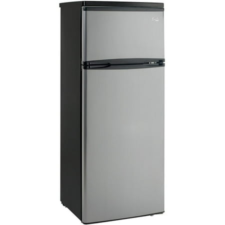 Avanti 7.5 cu ft Two-Door Apartment Size Refrigerator with Platinum 