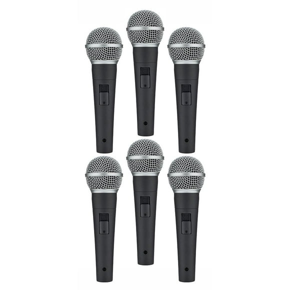Pure Resonance Audio UC1S Ultra-Clear Dynamic Vocal Microphone (6 Pack)