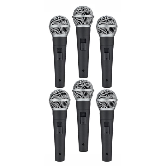 Pure Resonance Audio UC1S Microphone Vocal Dynamique Ultra-Clair (6 Pack)