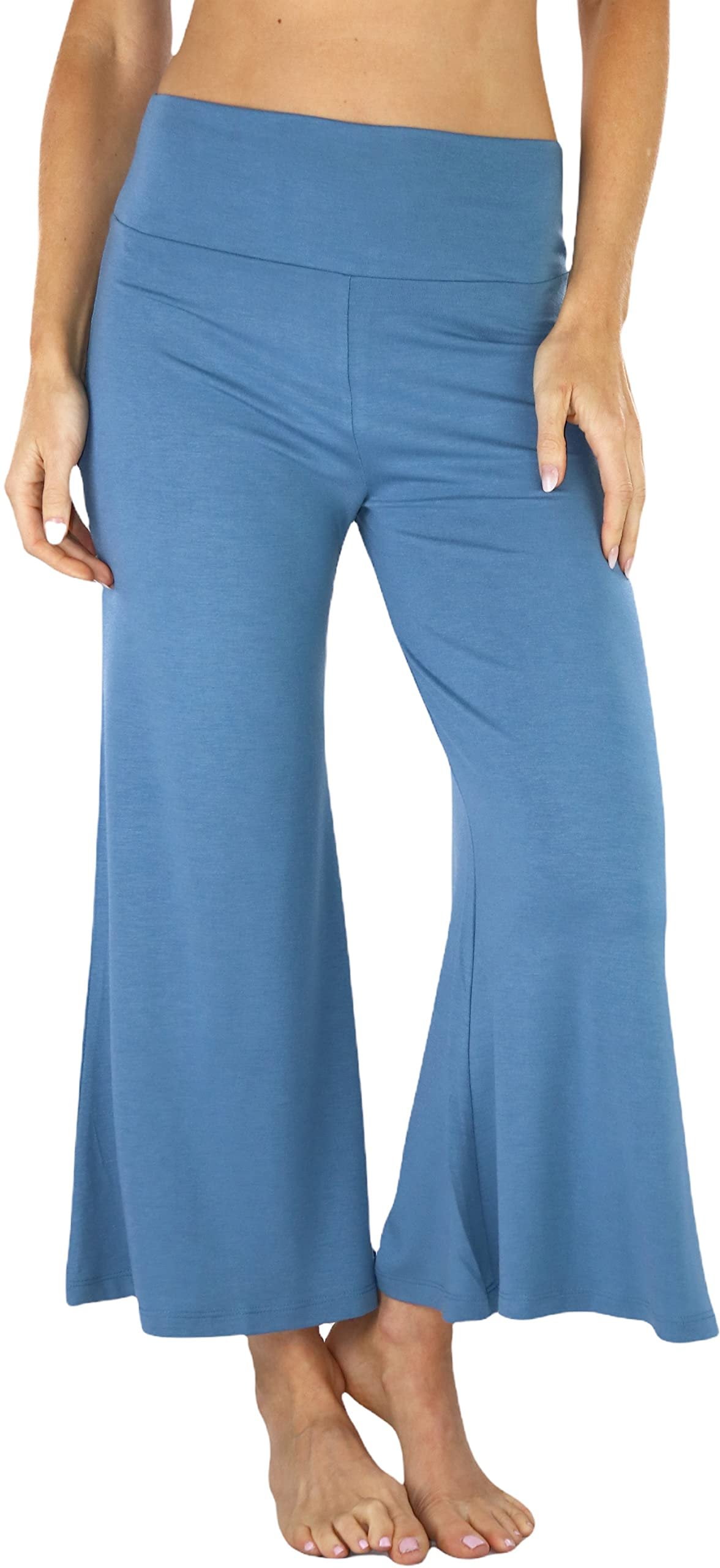 ToBeInStyle Women's Premium Fabric Gaucho Capri Pants - Walmart.com