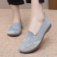 thumbnail image 5 of Ventilated Mesh Slip On Flats for Elderly Ladies, Pearl Decor Comfort Footwear Daily Walking Trips, 5 of 5