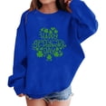 thumbnail image 2 of Otqutp Kids Crewneck Sweatshirt Girls Thin Pullover Sweatshirts St Patricks Day Casual Long Sleeved Shirt Teens Shamrock Print Tops, 2 of 8