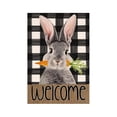 thumbnail image 1 of SIYTUAU Outdoor Easter Garden Flag Double Sided Linen Material For Spring Holiday Décor Welcome Sign For Patio Or Porch Model B, 1 of 6