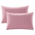 thumbnail image 2 of ANMINY Pillowcase Set of 2 Pillow Cases 300 Thread Count Soft Cotton Bed Pillow Covers Queen Size 20"x30" Pink, 2 of 7