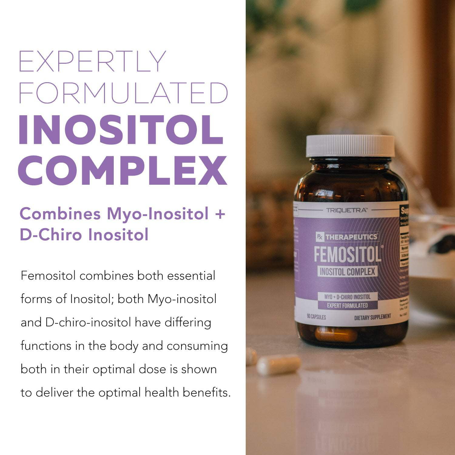 Triquetra Health Femositol Capsules - Inositol Complex