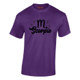 thumbnail image 2 of Respect My Tshirt - Scorpio Zodiac Sign Graphic T-Shirt, Astrology Symbol Design, Crew Neck, Purple, 4X, 2 of 4