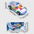 thumbnail image 3 of Interactive Light-Up Police Car Toy with Colorful Gears, Music, and Bump & Go Action for Kids Ages 3+, 3 of 6