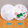 thumbnail image 4 of Ettsollp Decorative Umbrella Children DIY Drawing Umbrella Chinese Style Paper Bamboo Parasol Bridal Shower Centerpieces Photo Party Stage Decoration Decor Props, 4 of 8