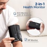 Checkme BP2 Connect ECG & Blood Pressure Monitor with WiFi & Bluetooth, AI ECG Analysis, Upper Arm Cuff, Free App for iOS & Android