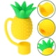 thumbnail image 4 of 4 Uds. Tapas con puntas de paja de piña, tapones de paja de silicona para vasos con pajita, pajita para beber, 4 of 5