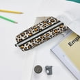 thumbnail image 6 of Sikiie Leopard Leather Pencil Case, Makeup Pouch, Zipper Pouch for Daily Essentials, Storage Organizer, Cosmetics and Stationary Bag, 6 of 7