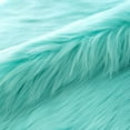 thumbnail image 5 of Soft Fluffy Faux Sheepskin Fur Area Rug Shag Plush Mat Home Decorative, Rectangle Green, 2 x 3 feet, 5 of 7