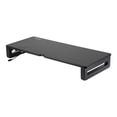 thumbnail image 4 of StarTech.com Support de Moniteur avec Pad de Charge Sans Fil, Chargeur 15W Qi (Charge Rapide Sans Fil), Support de Moniteur/ordinateur Portable Réglable en Hauteur pour Bureau avec Chargeur Téléphone/tablette - Certifié Qi Sans Fil (MONSTADQI) - Support - pour Moniteur - Plastique, MDF - Noir - Bureau - Sortie : 12 V, 4 of 8