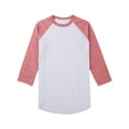 thumbnail image 2 of Ma Croix Tri Blend Raglan 3/4 Sleeve Baseball Jersey T-Shirt S-2XL, 2 of 6
