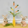 thumbnail image 2 of Northlight Striped Carrots Artificial Easter Spray - 23.75", 2 of 7