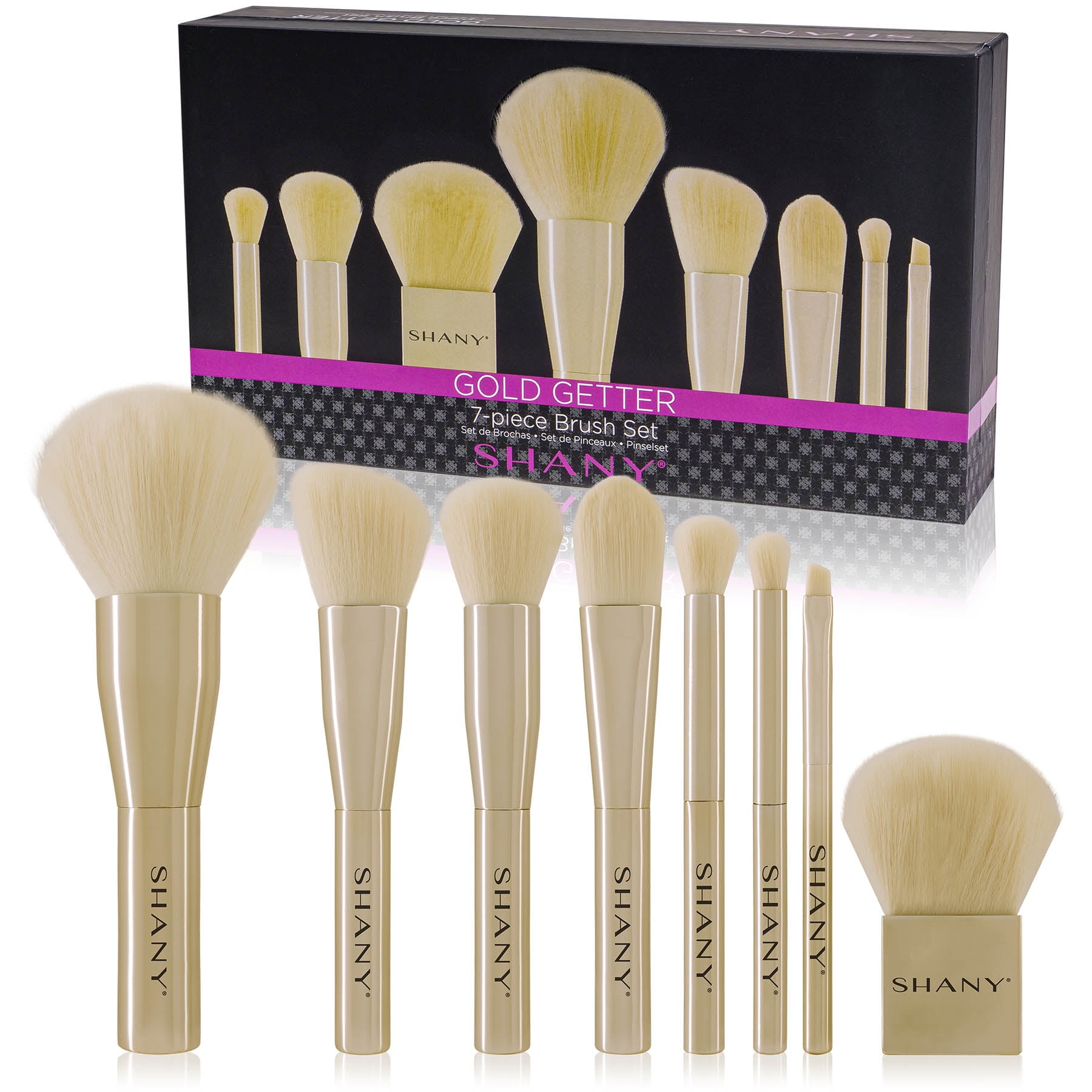 SHANY Gold Getter Cosmetics Brush Set