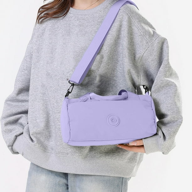 Bolso Bandolera de Nailon Multicapa | Bolsa de Viaje Ligera, Resistente Al Agua y de Gran Capacidad con Correas Gruesas | Organizador Versátil para Desplazamientos, Senderismo, Deportes y Uso Diario