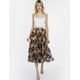 thumbnail image 3 of Falda midi flores negras AMAD Casual para mujer Talla M, 3 of 5